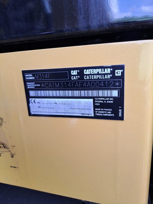 CATERPILLAR M314F