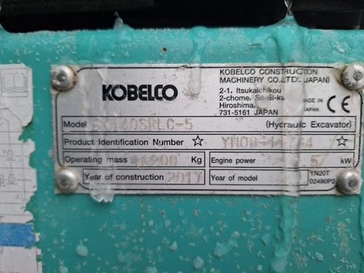 KOBELCO SK140SRLC-5